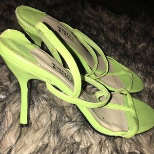 Green sandals